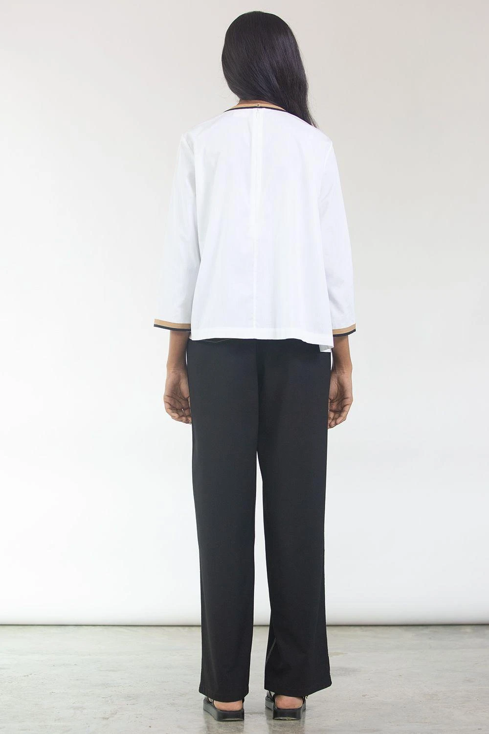 Bodice Top-stitch Black Trouser 2 Bodice Top-stitch Black Trouser - Image 2