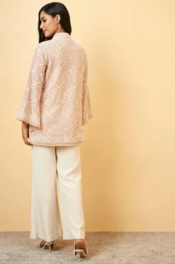 PATINE Peach Chikankari Wrap Top -Cheap Wovencia Store 116pat4 5