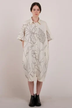 NAMBI-KAI Song Of Birds Dress