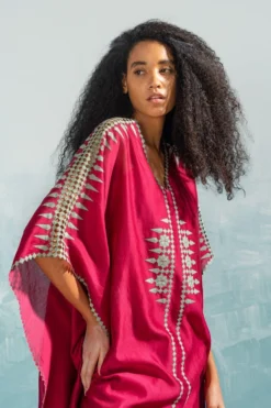 Ikai Persian Pink High Slit Cutwork Pants -Cheap Wovencia Store 1411ik51 4