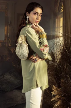 PATINE Sage Green Embroidered Victorian Top -Cheap Wovencia Store 14423pat34 3