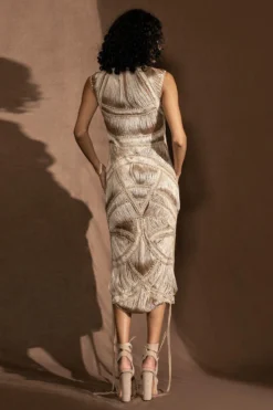 Abhishek Sharma Dusk Filigree Symmetrical Dress 13 Abhishek Sharma Dusk Filigree Symmetrical Dress -Cheap Wovencia Store 1511asw3 5