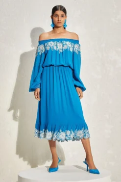 Namrata Joshipura Prussian Blue Wisteria Dress