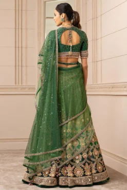 Tarun Tahiliani Printed Ombre Lehenga Set With Threadwork -Cheap Wovencia Store 153ttbdr5 4