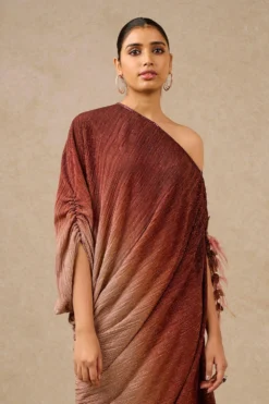 Tarun Tahiliani Copper Ombre Off Shoulder Dress -Cheap Wovencia Store 16923tt13 3