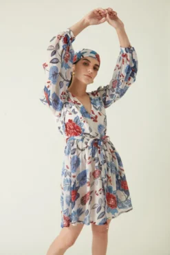 Payal Pratap White Masoni Printed Dress 7 Payal Pratap White Masoni Printed Dress -Cheap Wovencia Store 1711pp21 3