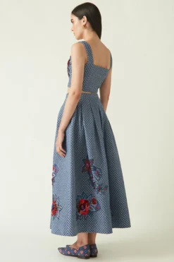 Payal Pratap Navy Lusi Quilted Top -Cheap Wovencia Store 1711pp25 5