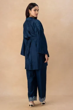 Divyam Mehta Blue Bandhani Doyat Shirt 9 Divyam Mehta Blue Bandhani Doyat Shirt -Cheap Wovencia Store 180723dm02 5