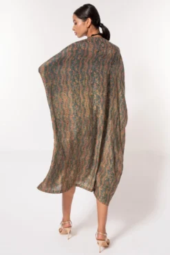 Divya Sheth Grey Hand-block Printed Kaftan -Cheap Wovencia Store 184dy16 5