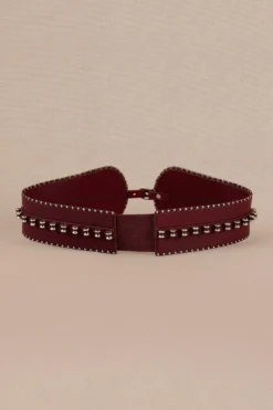 AMPM Accessories Faye Luscious Wine Leather Belt 5 AMPM Accessories Faye Luscious Wine Leather Belt -Cheap Wovencia Store 191223ampm18 3