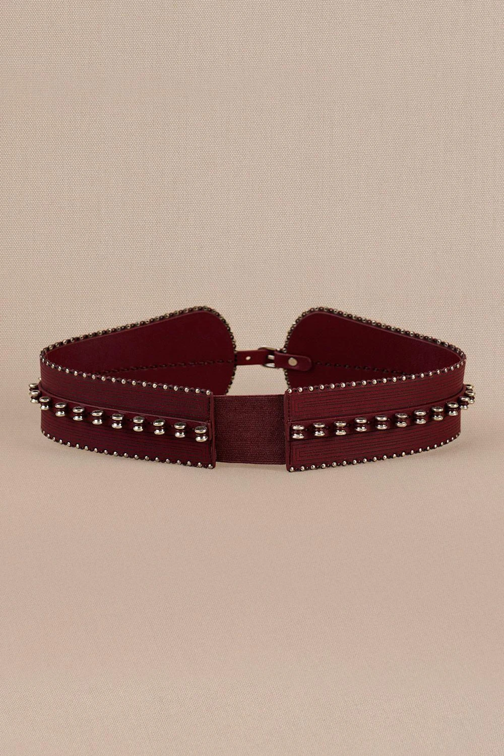 AMPM Accessories Faye Luscious Wine Leather Belt 3 AMPM Accessories Faye Luscious Wine Leather Belt - Image 3