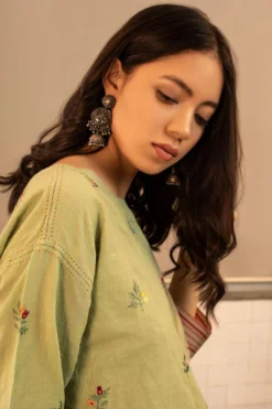 Payal Pratap Krall Round Neck Embroidered Top -Cheap Wovencia Store 1sb 103 g 4