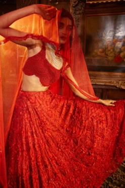 Ridhima Bhasin Maryam 3-D Embellished Lehenga Set -Cheap Wovencia Store 20042023rb02 5