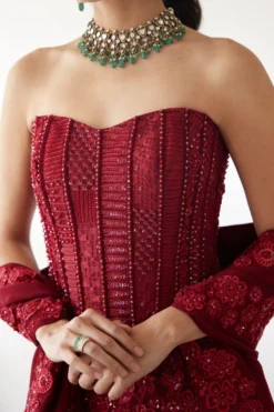 Mishru Evie 3-D Embellished Lehenga Set 6 Mishru Evie 3-D Embellished Lehenga Set -Cheap Wovencia Store 21623mu3 4