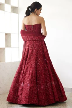 Mishru Evie 3-D Embellished Lehenga Set 7 Mishru Evie 3-D Embellished Lehenga Set -Cheap Wovencia Store 21623mu3 5