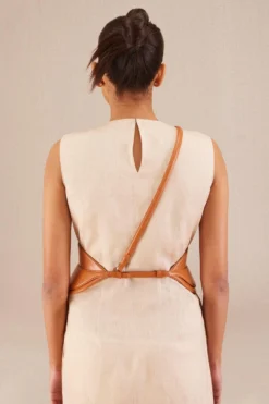 AMPM Accessories Riana Tan Brown Charm Belt -Cheap Wovencia Store 221223ampm2 3