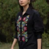 Ode To Odd Classic Black Floral Rann Wanderlust Shirt