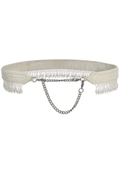 Lovetobag Ivory Noori Waist Belt -Cheap Wovencia Store 238lb56 3