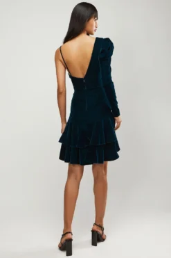 Gauri & Nainika Emerald Green Velvet Mini Dress 5 Gauri & Nainika Emerald Green Velvet Mini Dress -Cheap Wovencia Store 248g n21 3