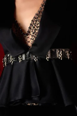 Lovetobag Black Ruched Belt