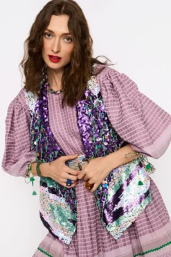 Rara Avis Purple Hand Embellished Gilet 8 Rara Avis Purple Hand Embellished Gilet -Cheap Wovencia Store 25ra85 3