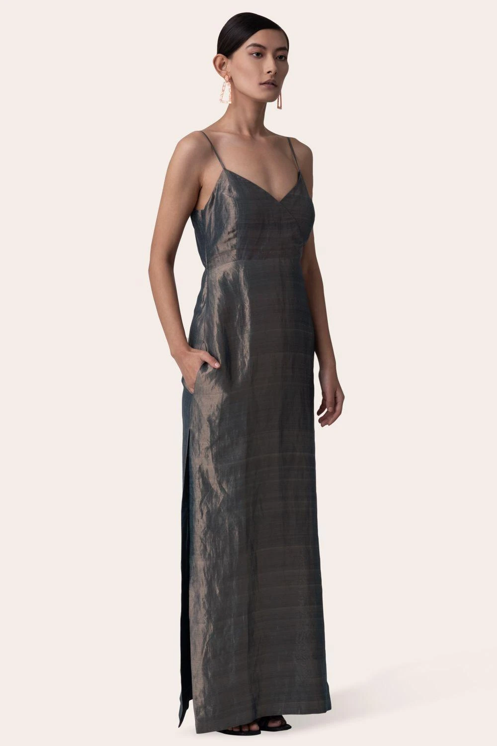 November Noon Jasmine Bud Strappy Maxi Dress 2 November Noon Jasmine Bud Strappy Maxi Dress - Image 2