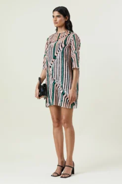 Kanika Goyal Label Multicoloured Hand-embellished Dress 6 Kanika Goyal Label Multicoloured Hand-embellished Dress -Cheap Wovencia Store 281123kgl6 3