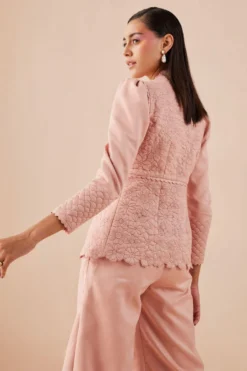 Chandrima Pink Flared Pants 7 Chandrima Pink Flared Pants -Cheap Wovencia Store 2811cha23 4