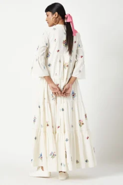 Payal Pratap Giardini Embroidered Dress -Cheap Wovencia Store 29623ppg2 5