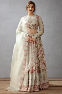 Torani Sage Green Chintz Printed Lehenga Set