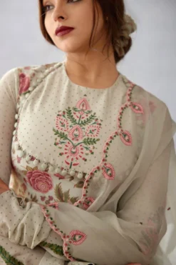 Torani Sage Green Chintz Printed Lehenga Set -Cheap Wovencia Store 307tochtil99 3