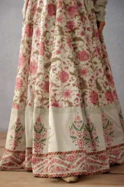 Torani Sage Green Chintz Printed Lehenga Set -Cheap Wovencia Store 307tochtil99 4