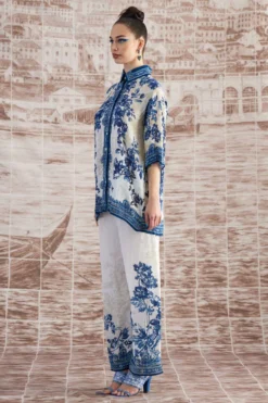 Rajdeep Ranawat Blue Permaz Floral Printed Pants 8 Rajdeep Ranawat Blue Permaz Floral Printed Pants -Cheap Wovencia Store 3103rr21 4
