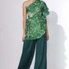 Saaksha & Kinni Flared Satin Pants