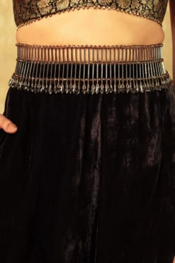 Tarun Tahiliani Accessories Two Tiered Cut Dana Belt