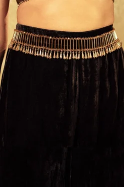 Tarun Tahiliani Accessories Gold Cut Dana Belt