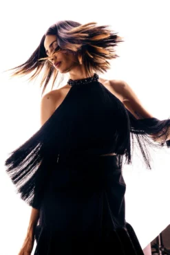 431-88 By Shweta Kapur Black Ruffled Mini Skirt -Cheap Wovencia Store 408431034 4