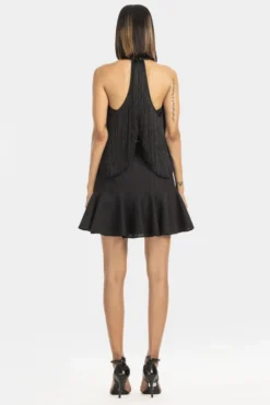 431-88 By Shweta Kapur Black Ruffled Mini Skirt -Cheap Wovencia Store 408431034 5