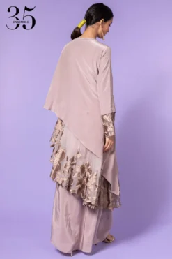 Aikeyah Grey Embroidered Layered Dress -Cheap Wovencia Store 42aik12 5