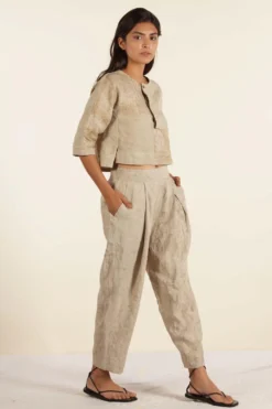 Urbania Crackled Pleated Pants