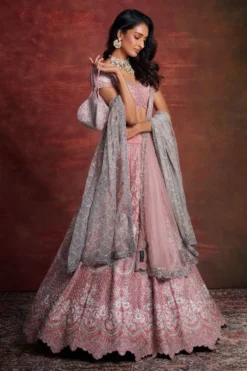 Jayanti Reddy Blush Pink Zardosi Embroidered Lehenga Set -Cheap Wovencia Store 512jr5 8