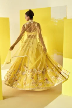 Ridhi Mehra Lahya Yellow Embellished Lehenga Set -Cheap Wovencia Store 5523rm11 5