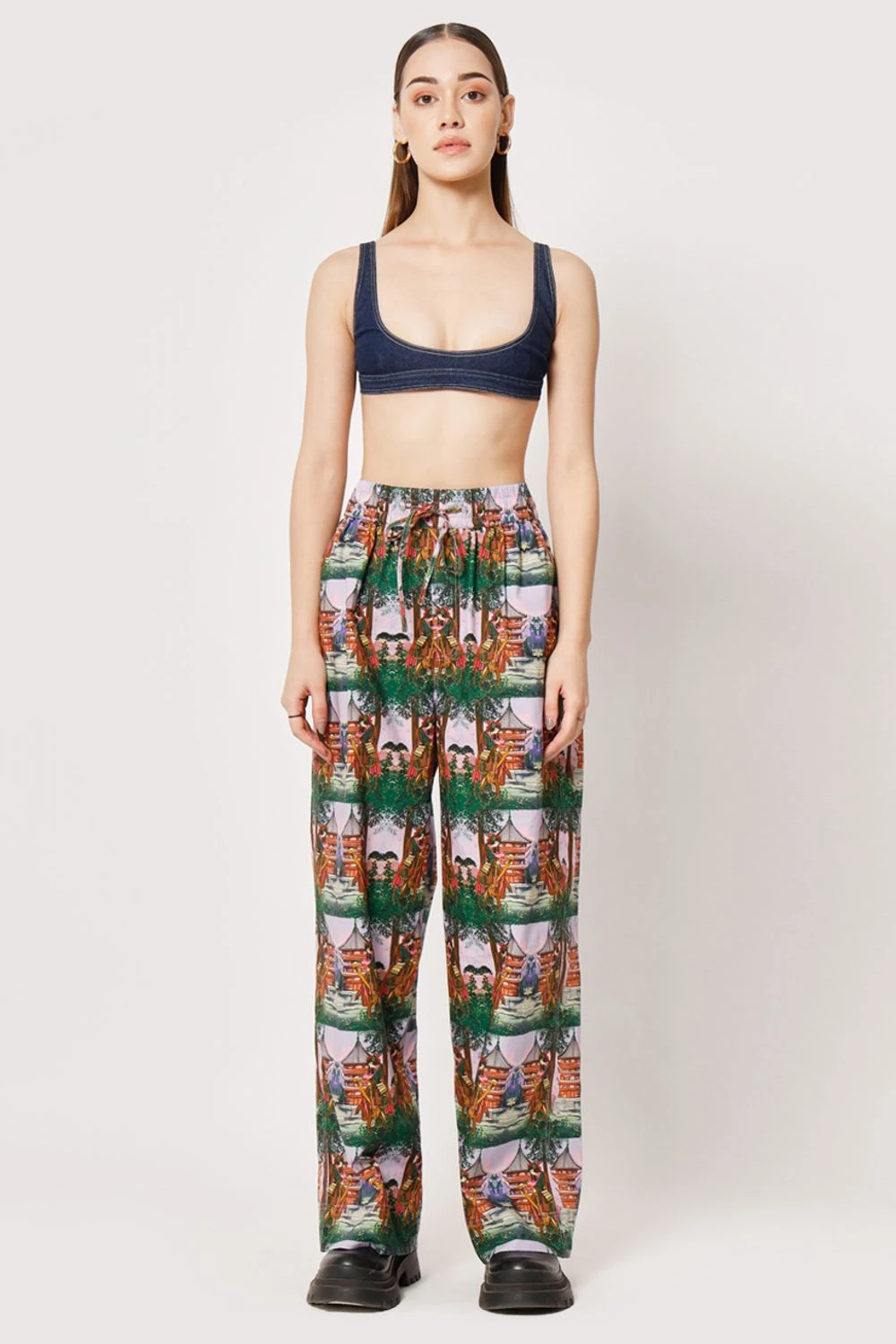 Two Point Two Purple Mahjon Pants 2 Two Point Two Purple Mahjon Pants - Image 2