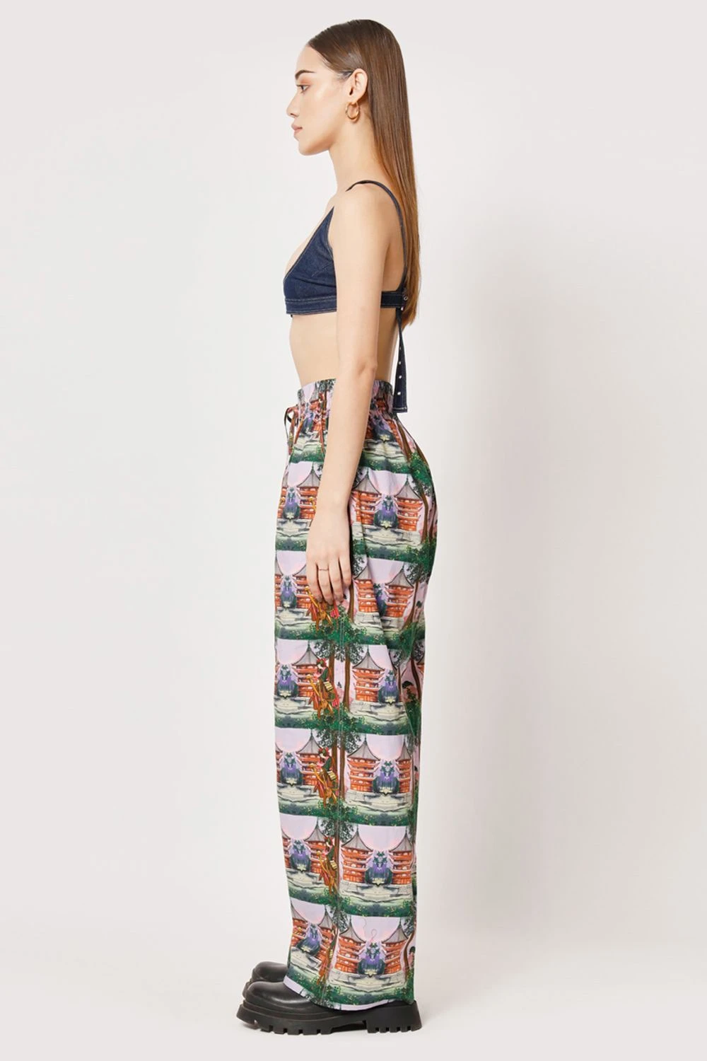 Two Point Two Purple Mahjon Pants 4 Two Point Two Purple Mahjon Pants - Image 4