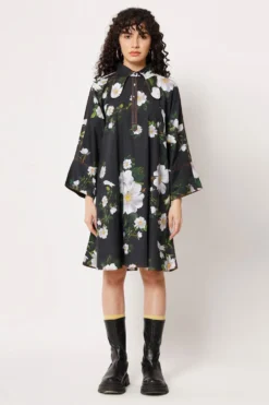 Two Point Two Black Mamaro Kaftan Dress