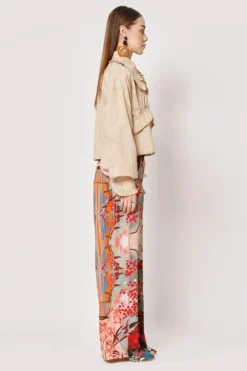 Two Point Two Beige Ruffled Crop Top -Cheap Wovencia Store 5623ce69 4