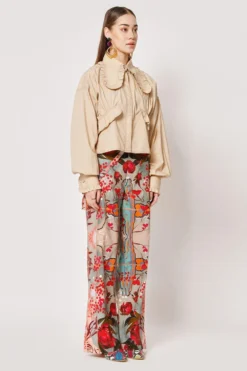 Two Point Two Beige Ruffled Crop Top -Cheap Wovencia Store 5623ce69 5