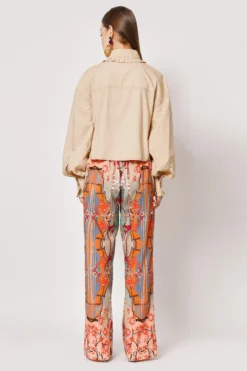 Two Point Two Beige Ruffled Crop Top -Cheap Wovencia Store 5623ce69 7