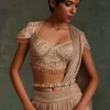 Tarun Tahiliani Accessories Ivory Jewelled Belt