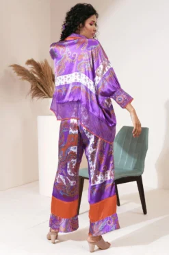 CAPISVIRLEO Printed Coat Collar Kaftan Top -Cheap Wovencia Store 75ca11 3